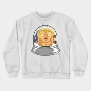 President Donald Trump Snow Globe Crewneck Sweatshirt